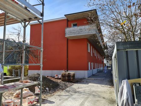 Fassade wurde gestrichen, Arbeit der Manu's Malergeschäft AG